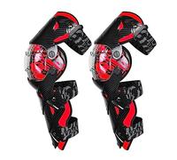 OLYSPM Genouillère Moto,Genouillères pour Moto avec Doublure Amovible et Coque Protectrice Très Résistante,Genouillère VTT pour le Motocross,le Vélo,le Skate,le VTT