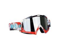 OLYSPM Lunette Moto Cross avec Lentilles PC et Monture TPU,Masque Moto Anti-Buée Protection UV pour Motocyclisme,Course,Tout-Terrain,UTV,BMX