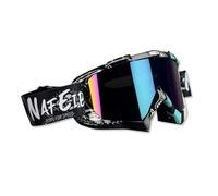 OLYSPM Lunette Moto Cross avec Lentilles PC et Monture TPU,Masque Moto Anti-Buée Protection UV pour Motocyclisme,Course,Tout-Terrain,UTV,BMX