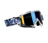 OLYSPM Lunette Moto Cross avec Lentilles PC et Monture TPU,Masque Moto Anti-Buée Protection UV pour Motocyclisme,Course,Tout-Terrain,UTV,BMX