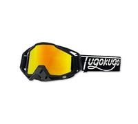 OLYSPM Lunette Moto Cross,Masque Moto Anti-UV avec Protection Nasale Contre le Vent et la Poussière,Ajustement Universel pour Tous Types de Casques