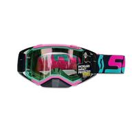 OLYSPM Lunette Moto Cross,Masque Moto avec Protection Nasale et Doublure en Éponge à Trois Couches,Lunettes de Moto Anti-buée avec Protection UV pour Cyclisme,Ski,Escalade