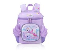 OLYSPM Sac à Dos Enfant Sac a Dos Enfant Sacs à Dos pour Enfant avec Ailes en 3D et Rênes Détachables,Sac à Dos Licorne avec Réglable et Durable,Meilleur Cadeau pour les Enfants,les Tout-petits