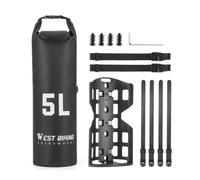 OLYSPM Sacoche Velo,Sac Velo Imperméable à Fixer sur Cadre,Fourche Avant,Fourche Arrière,Sacoche Vélo Compatible avec Tous Types de Bicyclettes