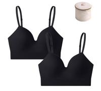 Olyssya truelift Soutien Gorge, Truelift 2.0 - Soutien-Gorge Confort sans Armatures, Zéro Armature, Rehausse naturellement la Poitrine, Zéro gêne, Bretelles réglables (2PCS-5,TTG)