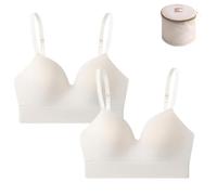Olyssya truelift Soutien Gorge, Truelift 2.0 - Soutien-Gorge Confort sans Armatures, Zéro Armature, Rehausse naturellement la Poitrine, Zéro gêne, Bretelles réglables (2PCS-6,3TG)