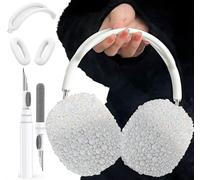 Olytop Pearl Coque pour écouteurs AirPods Max, Anti-Rayures, Coque de Protection pour AirPods Max, Accessoires en Silicone Souple pour Apple AirPods Max, Blanc