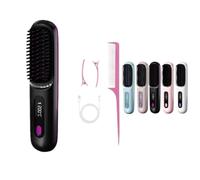 Olyviia Brosse à Lisser Rechargeable Portable - 3 Températures, Chauffage Rapide, Affichage LCD pour Un Beau Volume