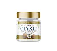 OLYXIR - Huile de Coco Bio 200ml | Pressée à Froid | Démaquillant Visage & Yeux | Hydratant Corps & Cheveux | Alimentaire & Cosmétique | Pré/Après-Rasage Homme - BENVOLIO