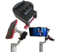 OM 5 OM 6 Cold Shoe Microphone Mount Ring Clamp Adapter Bar for DJI OM5 6 Applplied to Rode Video Microphone, LED Spotlight, Vlogging