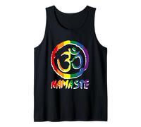 Om Bouclier LGBTQ Drapeau Arc-en-Ciel Namaste Chakra Zen Yoga Gay Pride Débardeur