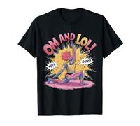 Om et LOL Yoga Comic Art T-Shirt