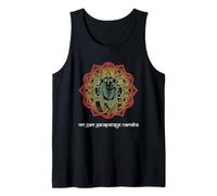 Om Gam Ganapataye Namaha Ganesh Mandala Débardeur