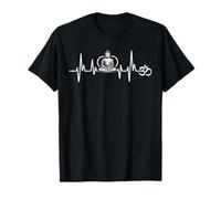 Om Heartbeat Funny Sacred Ohm Yoga Méditation Cool Novelty T-Shirt