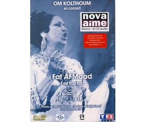 Om Kolthoum live in Concert 1967 - Fat Al Maad (Il est trop tard) DVD + CD [D...