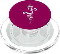 Om Mantra Yoga Symbole Fleur Lotus Unalome Ornement PopSockets PopGrip pour MagSafe