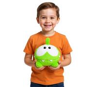 Om Nom Peluche douce de 20 cm de la marque Cut The Rope - Objet de collection officiel Zeptolab - Monstre vert câlin - Cadeau pour enfants et fans