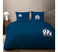 Om Prado Parure de Lit Enfant 2 Personnes | 100% Coton | Oeko-TEX | Housse de Couette 240x220cm + 2 Taies d'oreiller 63x63 cm | Imprimé Réversible Garçon | Bleu