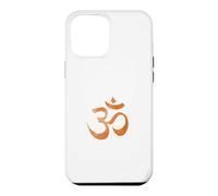 Om Print Yoga Marron Délavé Ohm Mantra Symbole Sanskrit Aum Coque pour iPhone 12 Pro Max