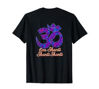Om Shanti Mantra Coloré Boho Spiritual Energy Design T-Shirt