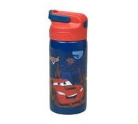 OM SUPPLIES Cars Personnages Bouteille d'eau réutilisable avec poignée intégrée pour un transport facile, déjeuner scolaire pour enfants 500 ml (Cars 1)