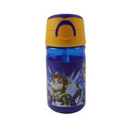 OM SUPPLIES Gourde réutilisable avec poignée intégrée pour un transport facile à l'école, le déjeuner des enfants, 350 ml (patrouille)