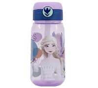 OM SUPPLIES Gourde réutilisable en plastique sans BPA pour enfants Motif personnages de la Reine des neiges 510 ml