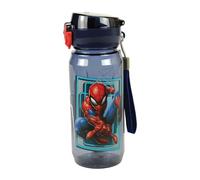 OM SUPPLIES Grande bouteille réutilisable en plastique durable sans BPA pour enfants Motif personnages Spiderman 600 ml