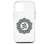 Om Symbole Fleur de Lotus | Yoga Spirituel Bouddhisme Méditation Coque pour iPhone 12/12 Pro