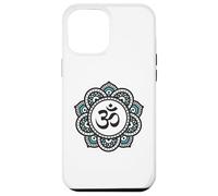 Om Symbole Fleur de Lotus | Yoga Spirituel Bouddhisme Méditation Coque pour iPhone 12 Pro Max