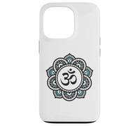 Om Symbole Fleur de Lotus | Yoga Spirituel Bouddhisme Méditation Coque pour iPhone 13 Pro