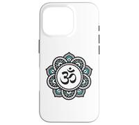 Om Symbole Fleur de Lotus | Yoga Spirituel Bouddhisme Méditation Coque pour iPhone 16 Pro
