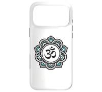 Om Symbole Fleur de Lotus | Yoga Spirituel Bouddhisme Méditation Coque pour iPhone 17 Pro Max