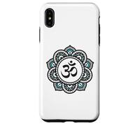Om Symbole Fleur de Lotus | Yoga Spirituel Bouddhisme Méditation Coque pour iPhone XS Max
