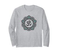 Om Symbole Fleur de Lotus | Yoga Spirituel Bouddhisme Méditation Manche Longue