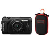 OM SYSTEM Appareil Etanche Tough TG-7 Noir + Étui CSCH107