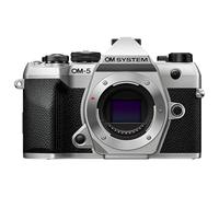 OM SYSTEM Appareil photo sans miroir OM-5 Mark II avec autofocus élevé et vidéo 4K (argent)