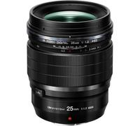 OM SYSTEM M.Zuiko Digital Ed 25mm F1.2 Pro Objectif pour Hybride MFT, Noir | Focale fixe ultra-lumineuse pour Olympus OM-D & PEN ou Panasonic Lumix G. Portrait et bokeh avec autofocus haute vitesse.