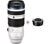 OM Digital Solution Objectif zoom M.Zuiko Digital ED 50-200mm F2.8 IS Pro Blanc Monture Micro 4/3
