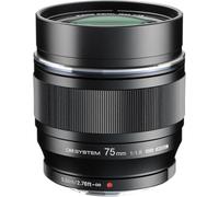 OM SYSTEM M.Zuiko Digital Ed 75mm F1.8 - Objectif Photo Micro 4/3, Noir | Focale fixe lumineuse pour portrait et paysage. Compatible avec Olympus OM-D, PEN et Panasonic Lumix série G. Bokeh fluide.