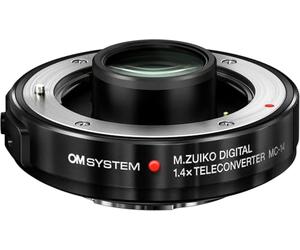OM SYSTEM M.Zuiko Digital MC-14 Téléconvertisseur 1,4X pour Objectifs Pro | Doubleur de focale compact 105g, boîtier métal tropicalisé IPX1, compatible avec 40-150mm et 300mm Olympus M.Zuiko PRO.