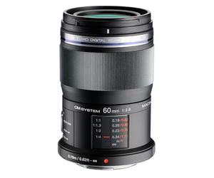 OM SYSTEM M.Zuiko Ed 60mm F2.8 Objectif Macro pour Micro Quatre Tiers | Focale fixe lumineuse avec grandissement 1:1, bokeh circulaire et corps resistant aux eclaboussures et a la poussiere.