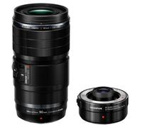 OM System - M.Zuiko ED 90mm F3.5 Macro IS Pro + MC-20