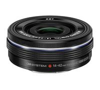 OM SYSTEM M.Zuiko Objectif Digital 14-42 mm F3.5-5.6 EZ, Zoom Standard, Compatible Tout Appareil Micro Quatre Tiers (Modèles Olympus Om-D et Pen, Panasonic G-Series), Noir