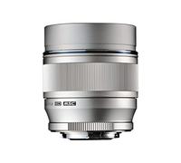 Om System Olympus M.Zuiko Digital 75 mm F1.8 Argent pour Appareil Photo Micro 4/3, Design Compact, Beau Bokeh, Brillant