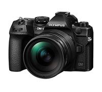 OM SYSTEM OM-1 Muni du système Micro Four Thirds, Objectif M.Zuiko Digital ED 12-40mm f2.8 Pro II, capteur empilé BSI Live MOS de 20 MP, 1 053 Points AF de Type croisé et stabilisation sur 5 Axes Noir