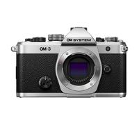 Appareil photo hybride Om System OM-3 Boîtier nu Argent