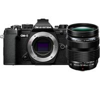 OM System Caméra système OM-5 Micro Four Thirds – M.Zuiko 12-40mm, 20MP, stabilisation 5 axes – Noir