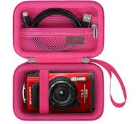 Om System Portable Case Robuste TG-7 Appareil Photo numérique/Om System olympu TG-7 Appareil Photo sous-Marin,Robuste WiFi 4K vidéo Appareil Photo numérique Sac de Voyage,Framboises