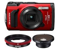 OM SYSTEM Tough TG-7 Kit Fisheye - Rouge
